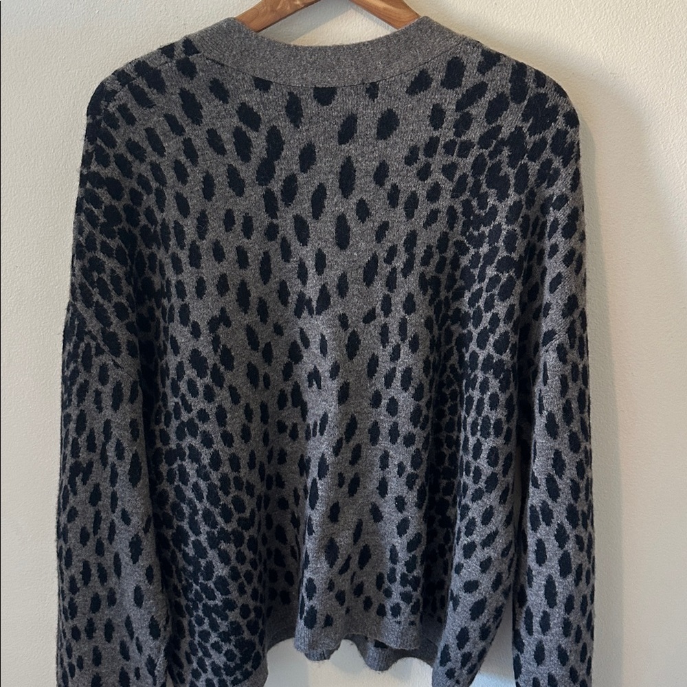 Rails Reese Leopard Print Button Cardigan - XL - Picture 13 of 14